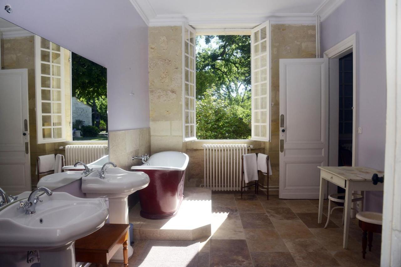Chateau Rosemont - Grande Maison Familiale Campagne Dans Le Medoc Avec Piscine Et Tennis A 15 Mn Bordeaux Labarde Екстер'єр фото